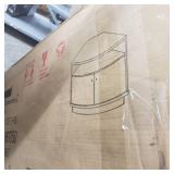 Porch & Den Wilson 3-shelf Corner Buffet - Retail:$182.49