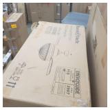 Modern Chrome Crystal 42-inch Ceiling Fan 6-Light Chandelier - Retail:$212.00