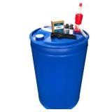 Augason Farms 55- Gallon Emergency Water Storage Supply Kit - Blue- Retail:$217.99