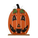 Glitzhome Halloween Lighted Cutout Pumpkin Porch Decor