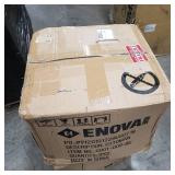 Enova Home Ivy 18 Inches Modern Linen Fabric Round Storage Ottoman For Living Room- Retail:$116.46