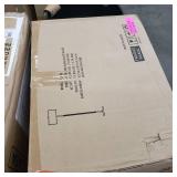 Silver Orchid Gotho Matte Black/ Polished Nickel Floor Lamp- Retail:$91.49