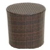Keaton Wicker Barrel Side Table by Christopher Knight Home - Retail:$91.99