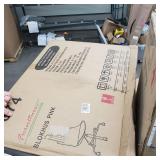 Porch & Den Stringer Molded/ Padded Seat Mid-century Modern Task Chair- Retail:$103.49