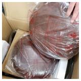 Copper Grove Esperance Swiveling Vintage Bar Chairs with Padded Seats (Set of 2)- Retail:$156.99