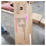 The Gray Barn Portree Black Swivel Stool- Retail:$182.49