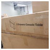 Roomfitters 2 Drawer Entryway Console Table for Hallway Foyer- Retail:$141.15