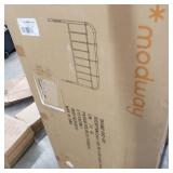 MODWAY Alessia Gray Queen Metal Headboard