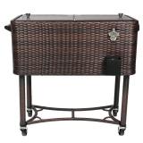 Permasteel 80 Qt. Wicker Patio Cooler- Retail:$289.99