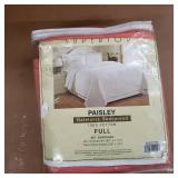 Superior Paisley Jacquard Matelasse 3 Piece Bedspread Set, Full