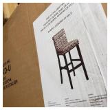 Linon Marrakesh Bar Stool , Driftwood- Retail:$104.49