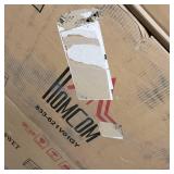 HomCom Faux Leather Adjustable Manual Swivel Base Recliner Chair with Comfortable and Relaxing Footrest- Retail:$431.99