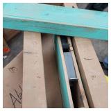 Aqua Metal Wrapped Shelves 24"x 5.5"