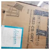 Copper Grove Divjake 26-in. Bonded Leather Saddle Counter Stool- Retail:$129.99