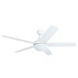Copper Grove Mills 52-inch Modern White LED Ceiling Fan with Remote- Retail:$144.49