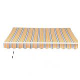 Manual Retractable Sun Shade Patio Awning- Retail:$174.99