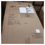 River of Goods 26"W Vintage Victorian Stained Glass Window Panel - 26" x 0.5" x 13.75"- Retail:$154.49