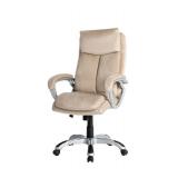 Glitzhome 47"H Velvet Gaslift Adjustable Swivel Office Chair- Retail:$221.99