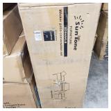 4-piece Black Wicker Cord Patio Furniture Sofa Conversation Set- Retail:$275.99