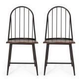 Gessling Farmhouse Spindle Back Dining Chairs (Set of 2) by Christopher Knight Home- Retail:$194.99