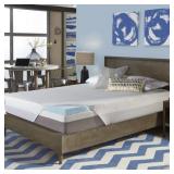 Comforpedic Loft from Beautyrest 3-inch Gel Memory Foam Mattress Topper with Water Resistant Cover- Retail:$251.49