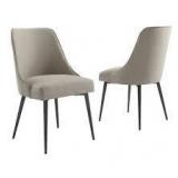 Orrick Upholstered Dining Chair by Greyson Living (Set of 2)- Retail:$195.99