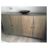 Strick & Bolton Vilas Light Charcoal Grey Buffet- Retail:$759.99