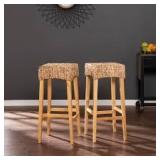 Bar Height - 29-32 in. - Set of 2 - Natural- Retail:$112.49