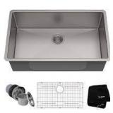 KRAUS Standart PRO Undermount Single Bowl Stainless Steel Kitchen Sink- Retail:$249.95