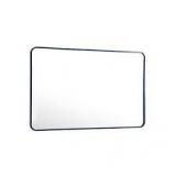 Ezra Soft Coner Metal Rectangular Mirror