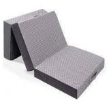 Medium - Twin XL- Milliard 6-inch Trifold Mattress with Ultra Soft Removable Cover- Retail:$175.49