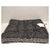 MidWest Quiet Time Dog Bed & Crate Mat, Deluxe Ombre Swirl, 24", Gray