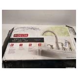 Delta Stainless High-Arc Kitchen Faucet with Side Spray Retails $