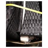 3 Pieces Patio Set Outdoor Patio Furniture Sets Wicker Bistro Set Rattan Chair Conversation Sets Garden Porch Furniture Sets for Yard and Bistro with Coffee Table (Black)