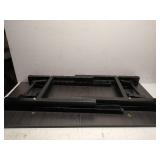 Assembly Foldable Small Computer Table,Sturdy and Heavy Duty Writing Desk for Small Spaces and -Damage Free Deliver(Black Walnut) AC5CB8040