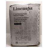 OPEN BOX Linenspa LS30FF30GT Gel Infused Memory Foam Full Mattress Topper - Full Retails $90