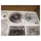 reiga 52-in Bright White Ceiling Fan with Dimmable LED Light Kit Remote Control Retails $200