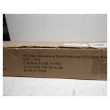 9FT Patio Umbrella Ourdoor Solar Umbrella LED Umbrellas with 32LED Lights,  Retails $90