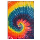 Mohawk Home Prismatic Tie Dye Swirl EverStrand Rug, Multicolor, 3X5 Ft Retails $75
