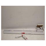 Trenton Gifts Easy Install Magnetic Blinds, 1" Mini Quick Snap on / Snap Off, for Steel Metal Door Windows, White, 25" X 40", White, 25" X 40"