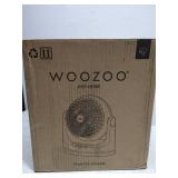 Woozoo - Oscillating Air Circulator Fan with Remote - 3 Speed with Timer - Medium Room 275 ftÂ² - Black