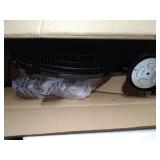 16” Oscillating Pedestal House Fan by Comfort Zone. 3-speed Options, 90-Degree Oscillating Head, Adjustable Height and Tilt. Powerful Air Flow (Black)