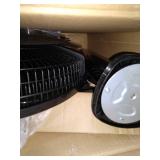 16” Oscillating Pedestal House Fan by Comfort Zone. 3-speed Options, 90-Degree Oscillating Head, Adjustable Height and Tilt. Powerful Air Flow (Black)