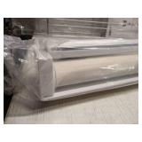 Chicology Basic Natural Cordless Cut-to-Width Light Filtering Dual Layer Zebra Roller Shade 58 in. W x 72 in. L