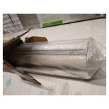 Chicology Basic Natural Cordless Cut-to-Width Light Filtering Dual Layer Zebra Roller Shade 58 in. W x 72 in. L