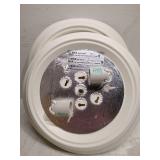 Project Source 2-Pack 13-in W White Ceiling Flush Mount