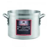 Winco USA Super Aluminum Stock Pot, Heavy Weight, 10 Quart, Aluminum
