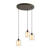 Woodbridge Lighting 14724-GS10610 Alaina 3 Light 12" Wide Multi Light Pendant Retail $250