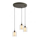 Woodbridge Lighting 14724-GS10610 Alaina 3 Light 12" Wide Multi Light Pendant Retail $250