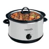 Crock-Pot SCR503SP 5-Quart Smudgeproof Round with Dipper, Silver